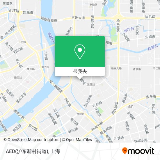 AED(沪东新村街道)地图