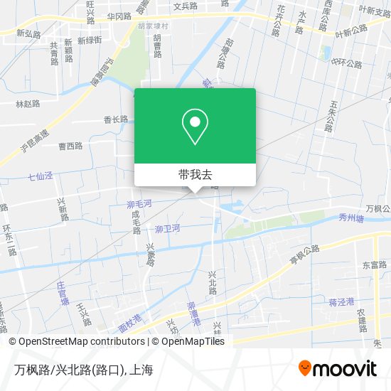 万枫路/兴北路(路口)地图