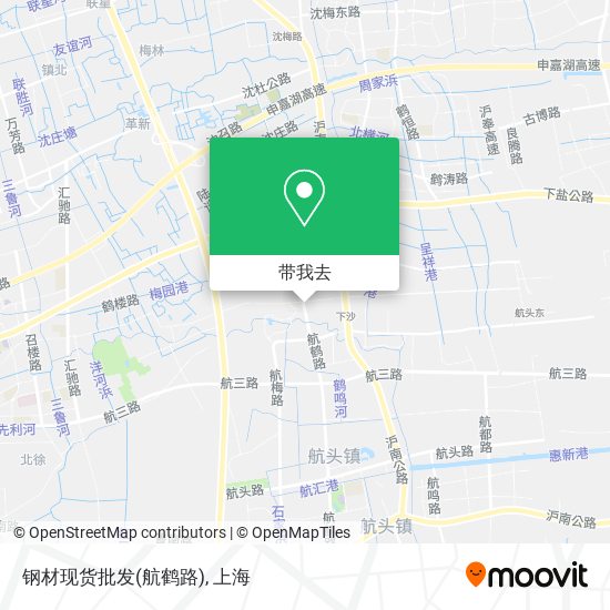 钢材现货批发(航鹤路)地图