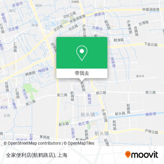 全家便利店(航鹤路店)地图