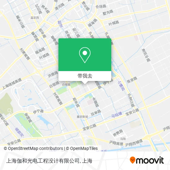 上海伽和光电工程没计有限公司地图