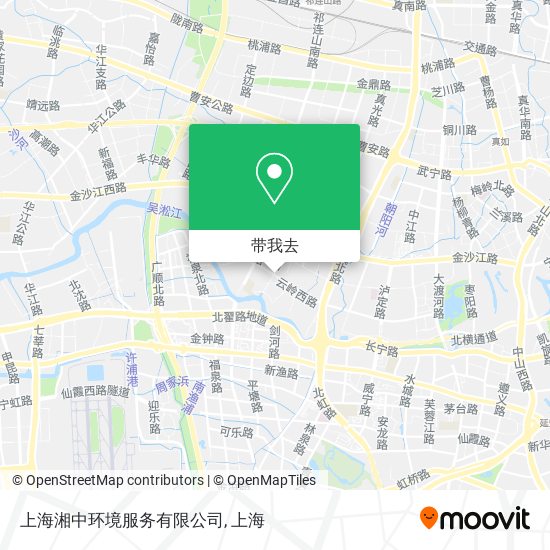 上海湘中环境服务有限公司地图