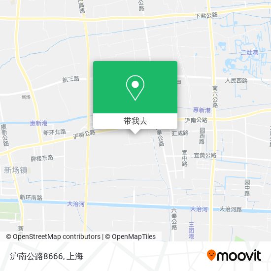 沪南公路8666地图