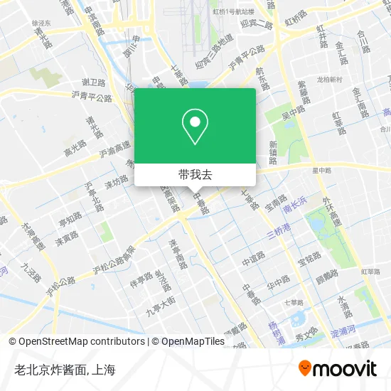老北京炸酱面地图
