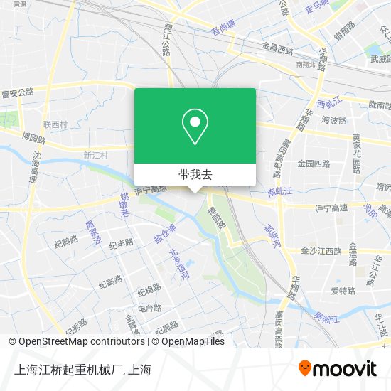 上海江桥起重机械厂地图