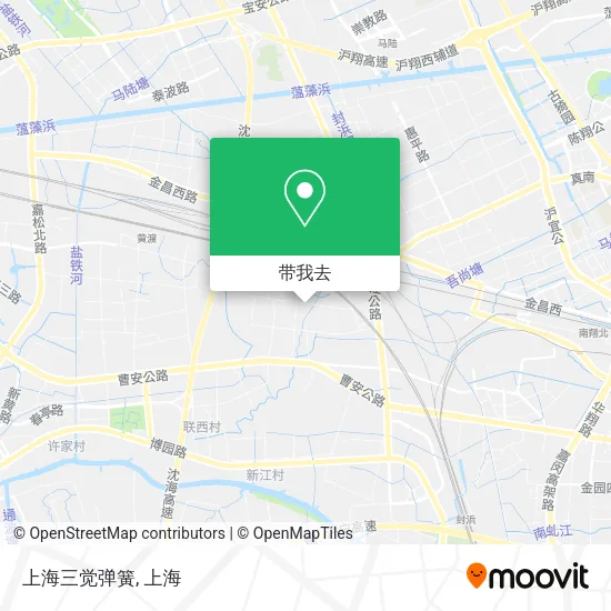 上海三觉弹簧地图