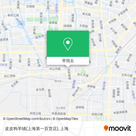 皮皮狗羊绒(上海第一百货店)地图