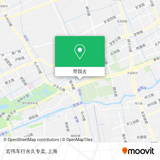 宏伟车行永久专卖地图