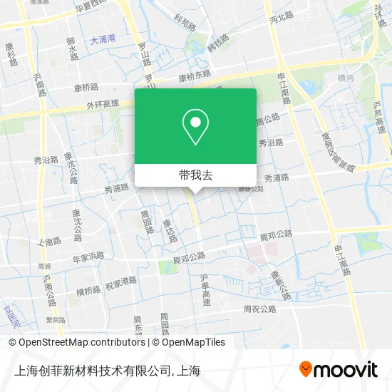上海创菲新材料技术有限公司地图