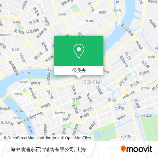 上海中油浦东石油销售有限公司地图