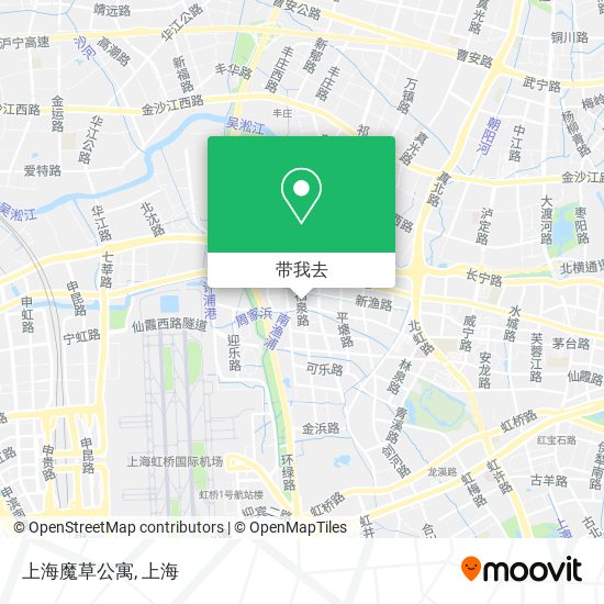 上海魔草公寓地图