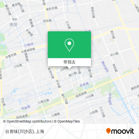 台资味(川沙店)地图