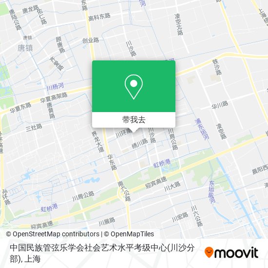 中国民族管弦乐学会社会艺术水平考级中心(川沙分部)地图