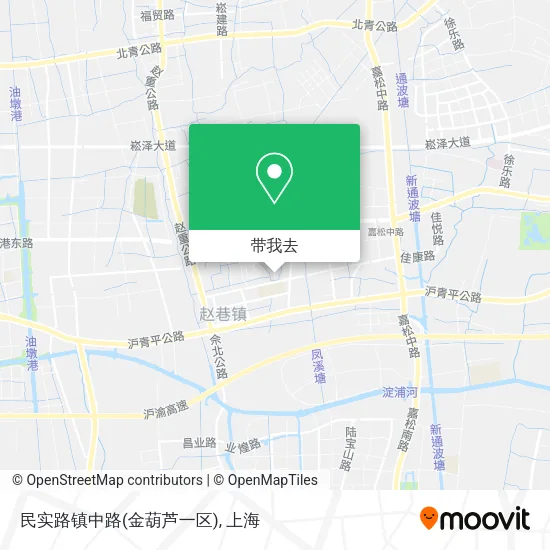 民实路镇中路(金葫芦一区)地图