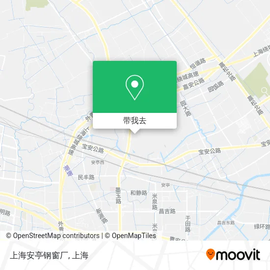 上海安亭钢窗厂地图
