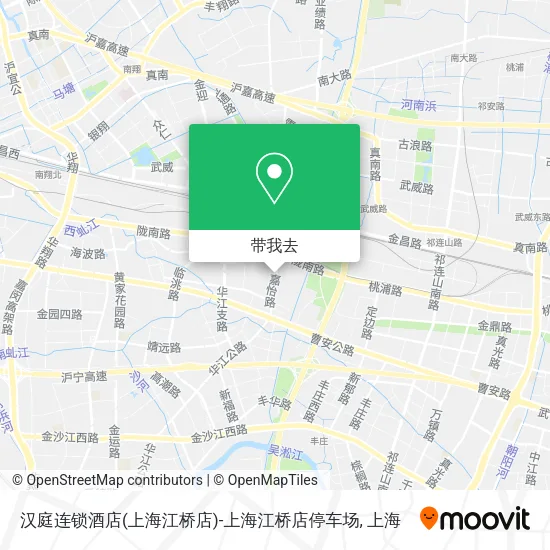 汉庭连锁酒店(上海江桥店)-上海江桥店停车场地图