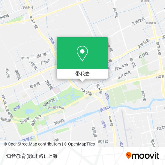 知音教育(顾北路)地图