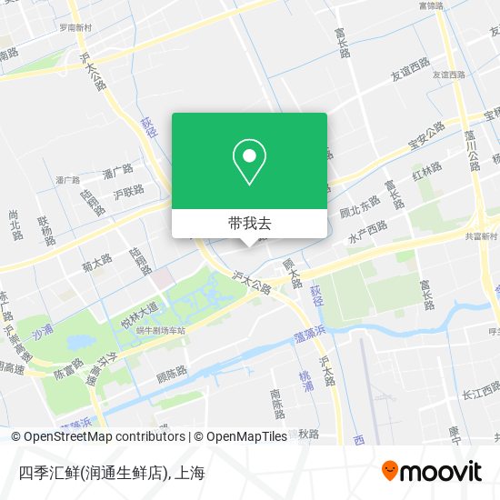 四季汇鲜(润通生鲜店)地图