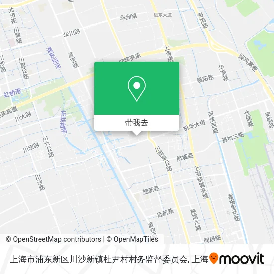 上海市浦东新区川沙新镇杜尹村村务监督委员会地图
