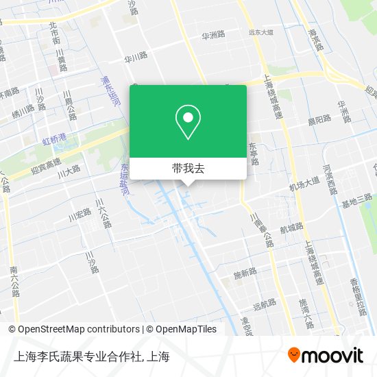上海李氏蔬果专业合作社地图