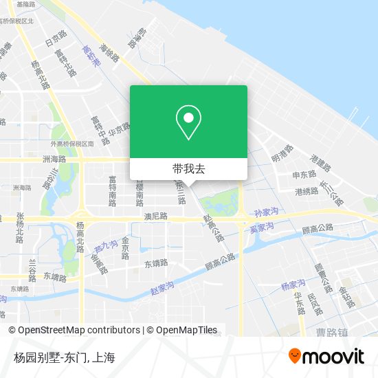 杨园别墅-东门地图