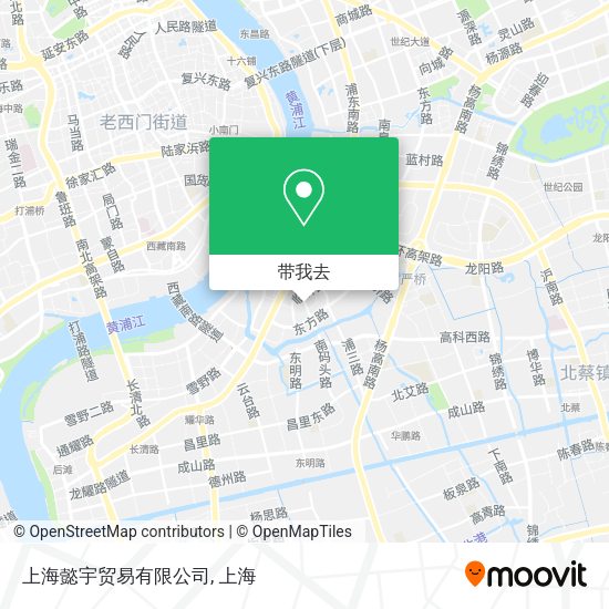 上海懿宇贸易有限公司地图