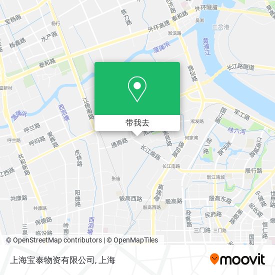 上海宝泰物资有限公司地图