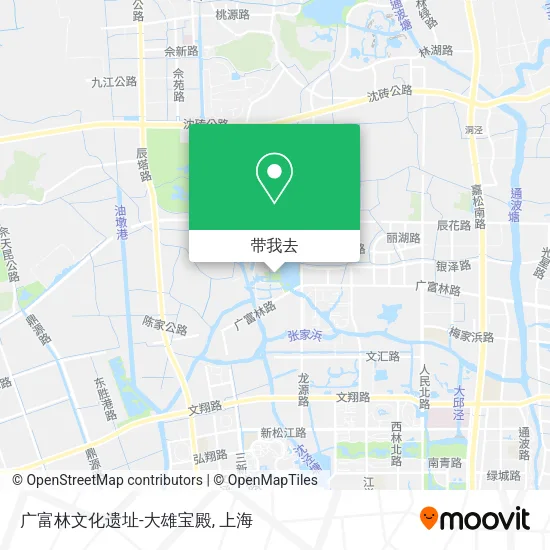 广富林文化遗址-大雄宝殿地图
