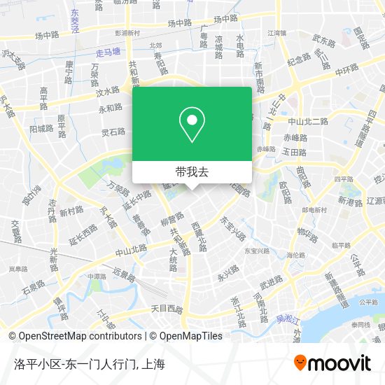 洛平小区-东一门人行门地图