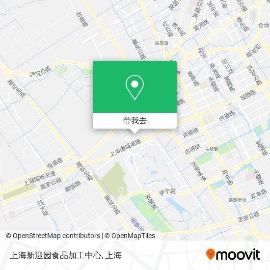 上海新迎园食品加工中心地图