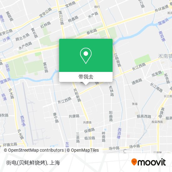 街电(贝蚝鲜烧烤)地图