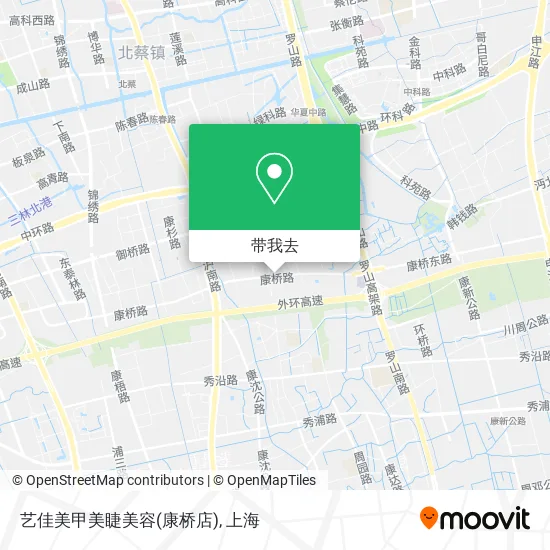 艺佳美甲美睫美容(康桥店)地图