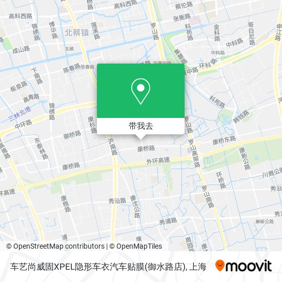 车艺尚威固XPEL隐形车衣汽车贴膜(御水路店)地图