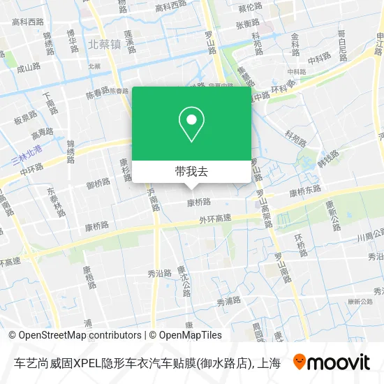 车艺尚威固XPEL隐形车衣汽车贴膜(御水路店)地图