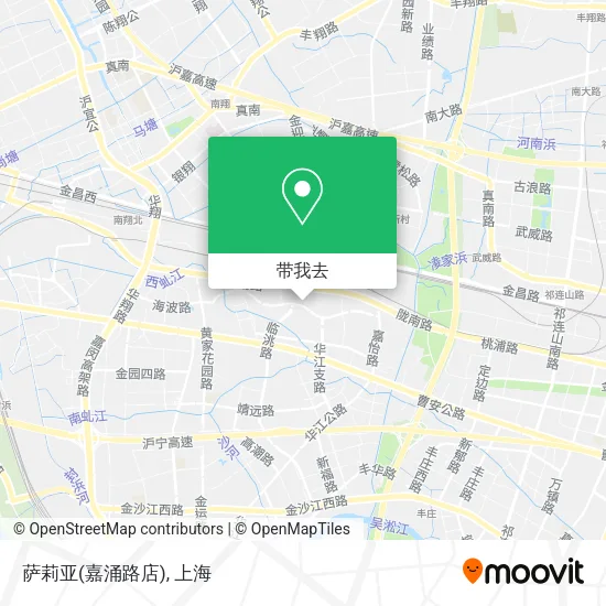 萨莉亚(嘉涌路店)地图