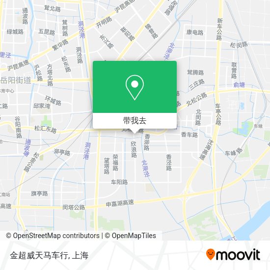 金超威天马车行地图