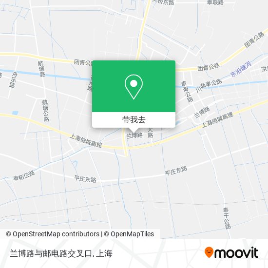 兰博路与邮电路交叉口地图