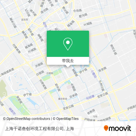 上海千诺叁创环境工程有限公司地图