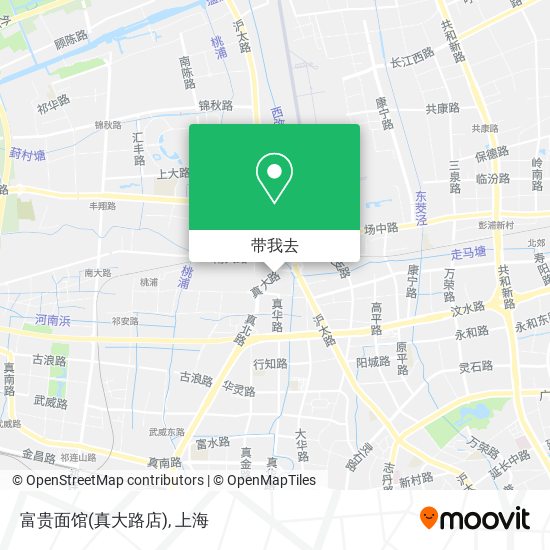 富贵面馆(真大路店)地图