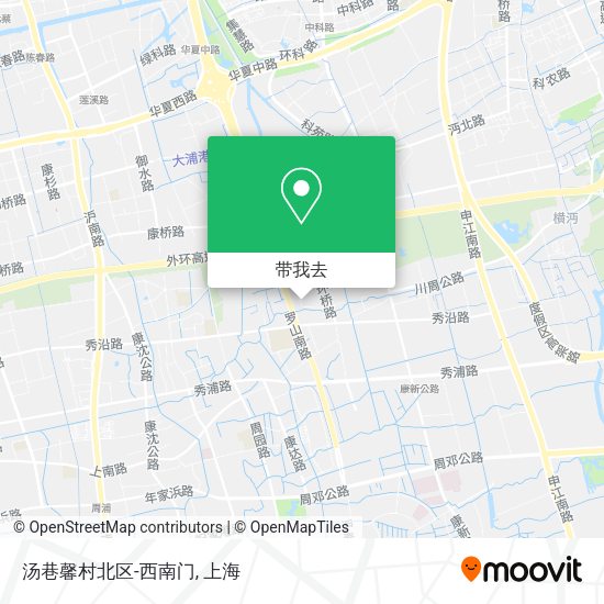 汤巷馨村北区-西南门地图
