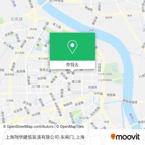 上海翔华建筑装潢有限公司-东南门地图