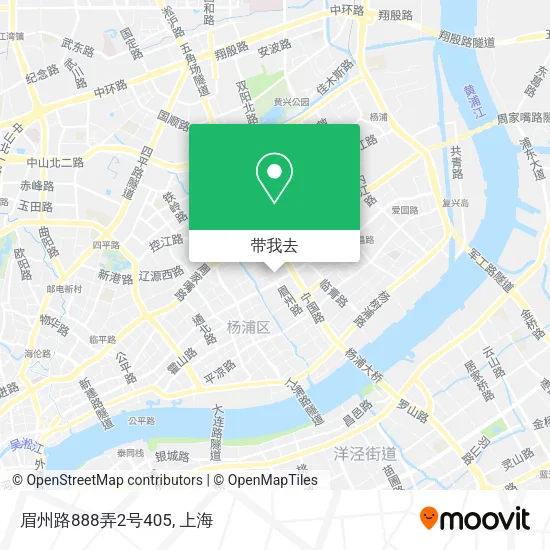 眉州路888弄2号405地图