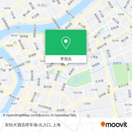 东怡大酒店停车场-出入口地图