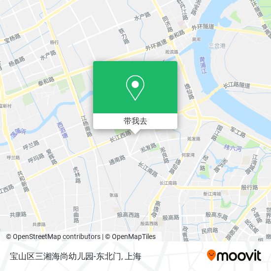 宝山区三湘海尚幼儿园-东北门地图