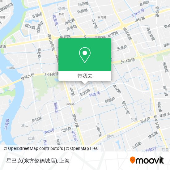 星巴克(东方懿德城店)地图
