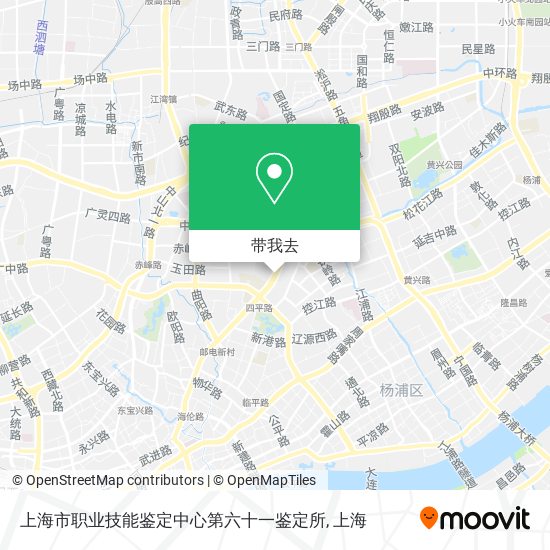 上海市职业技能鉴定中心第六十一鉴定所地图