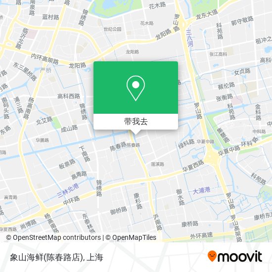 象山海鲜(陈春路店)地图