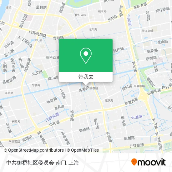 中共御桥社区委员会-南门地图
