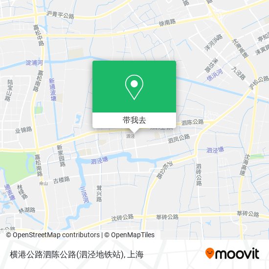 横港公路泗陈公路(泗泾地铁站)地图