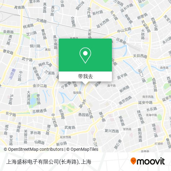 上海盛标电子有限公司(长寿路)地图